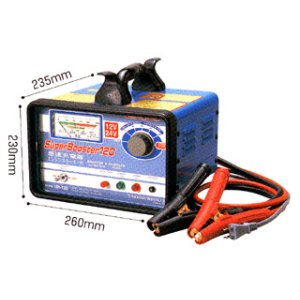 画像: NB-120 急速充電器 日動工業 【送料無料】 セルスターター機能付き　50A-200A 12V・24V兼用