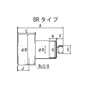 画像: BR-1-10-NC RIKEN 油圧シリンダ  理研機器(リケン)    【送料無料】【激安】【セール】