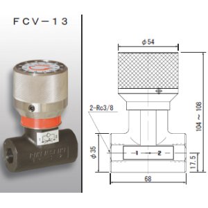 画像: FCV-13 RIKEN 油圧バルブ  理研機器(リケン)    【送料無料】【激安】【セール】