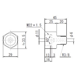 画像: FMSH-3/8-M22 RIKEN 100MPAシリーズ  理研機器(リケン)    【送料無料】